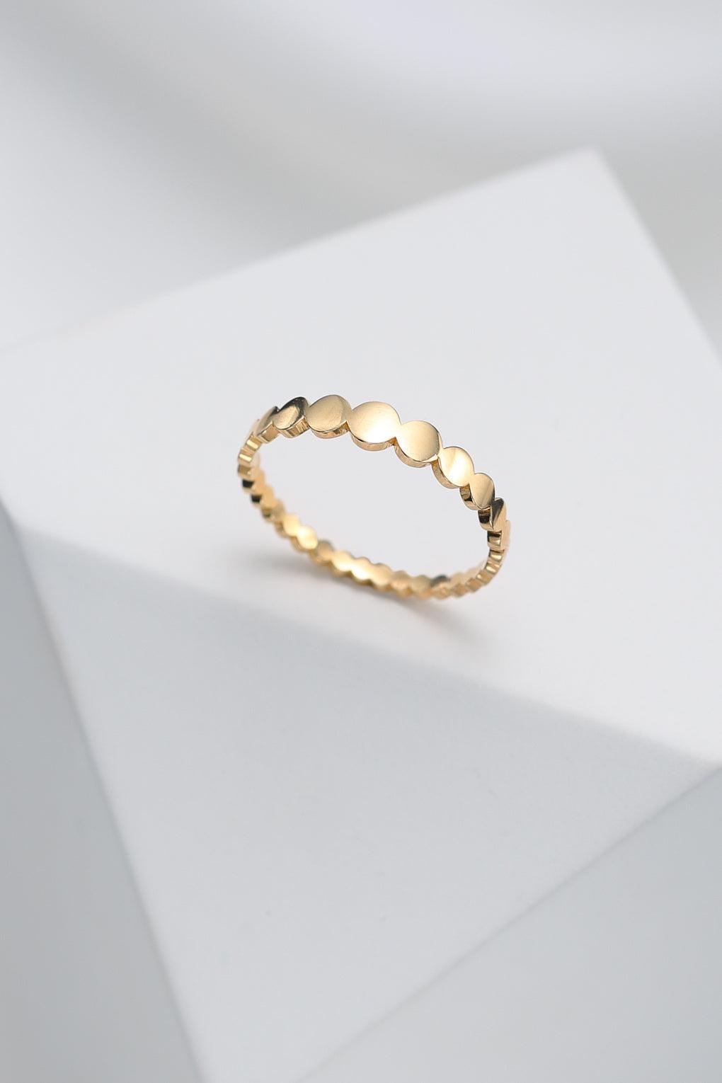 14K Gold Tate Ring