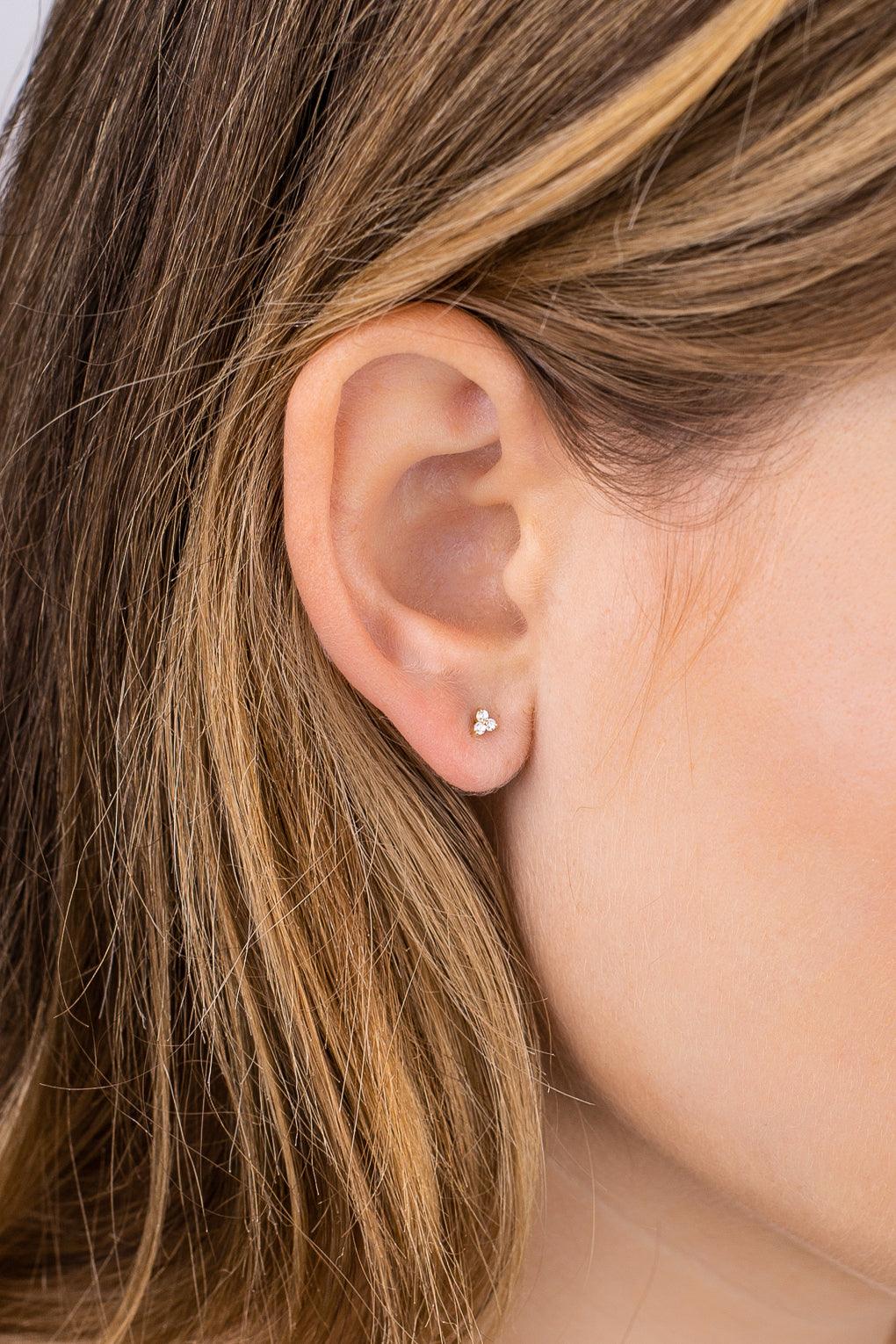 Blaire Piercing Earring in 14K Gold