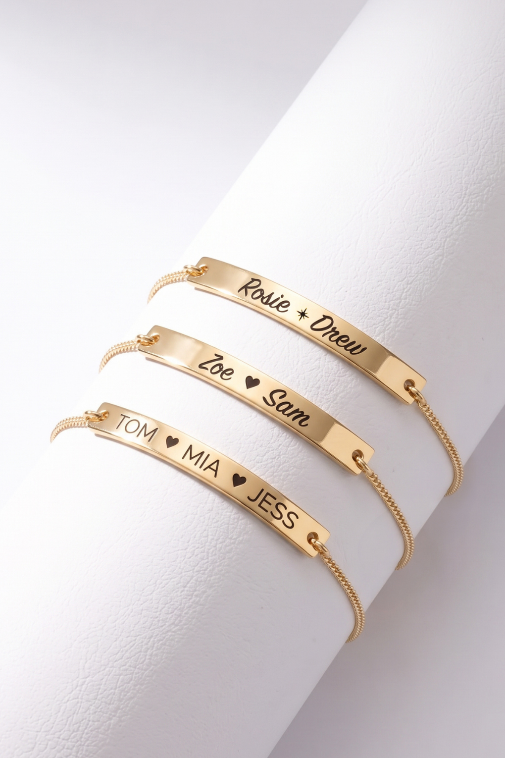 Custom Engraved Bar Bracelet