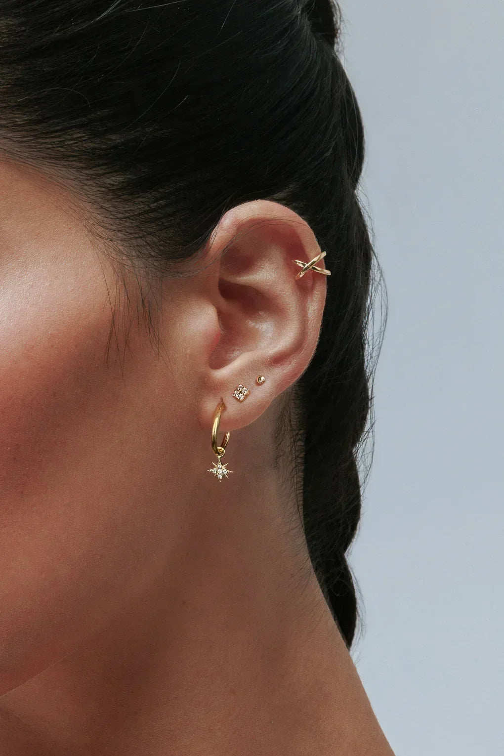 Spark Earrings in 14K gold