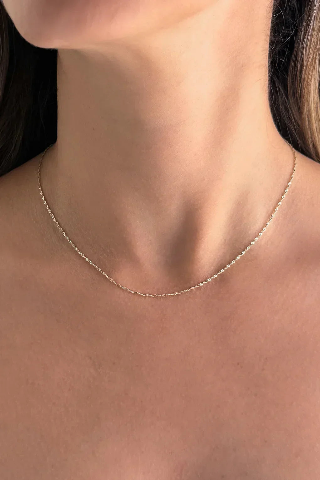 Zoe Necklace in 14K gold