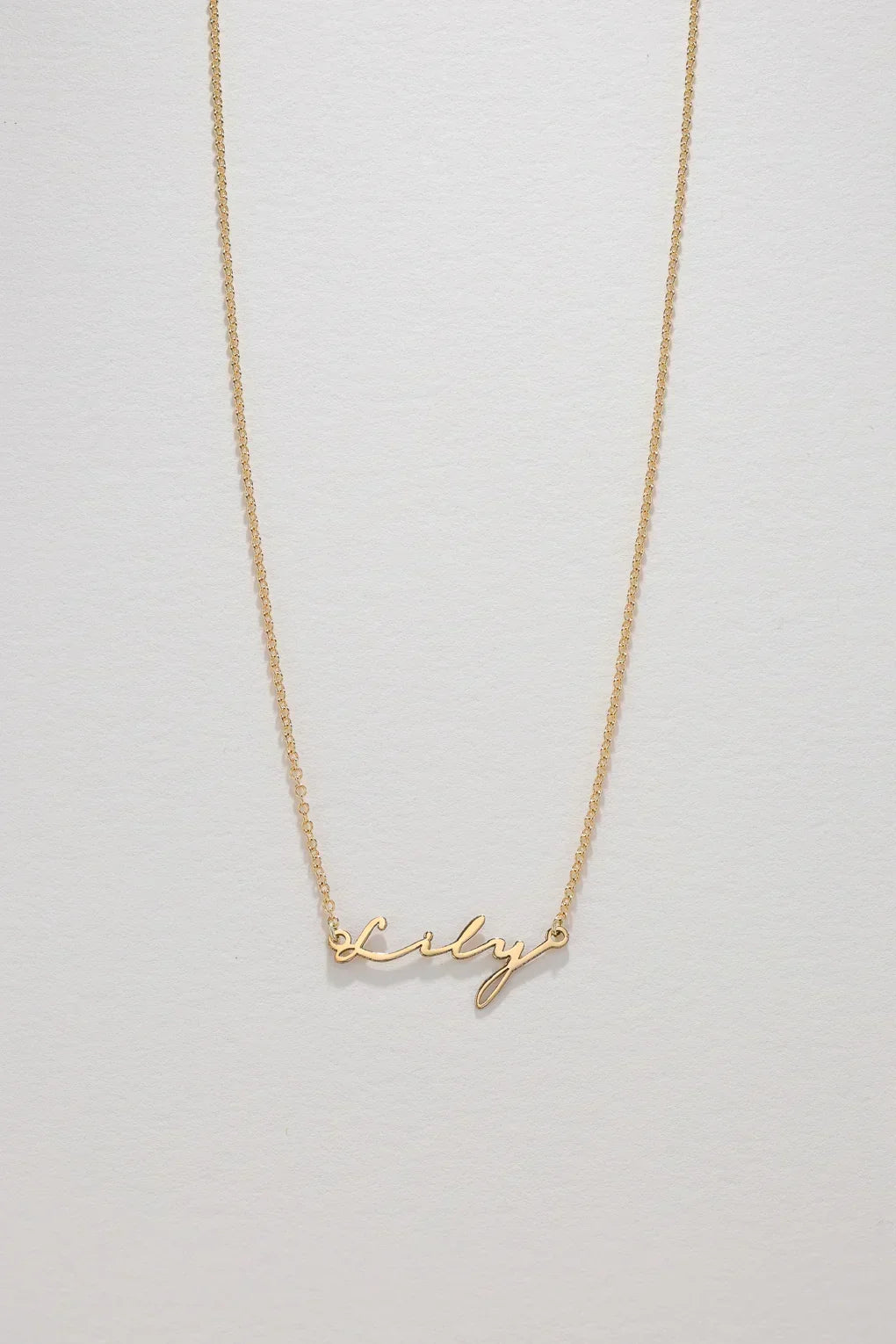 Custom Name Necklace in 14K gold