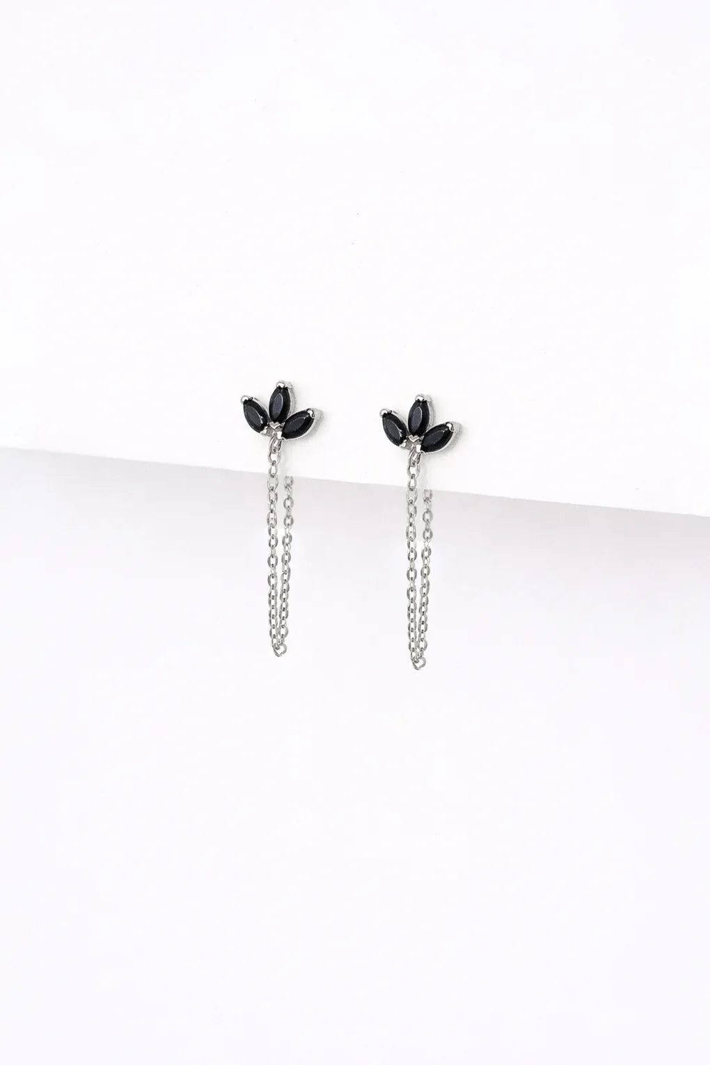 Lotus ear jackets in 14K gold