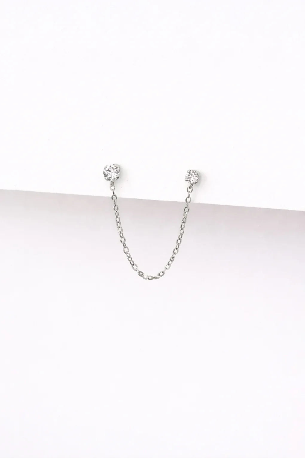 Double Andy earring in 14K gold