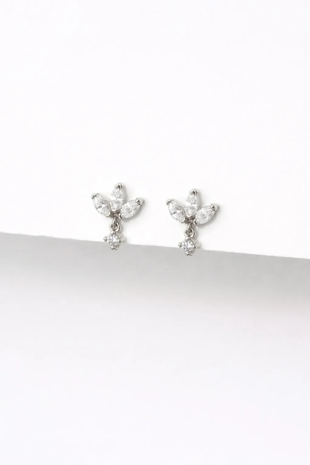 Zoe post earrings in 14K gold