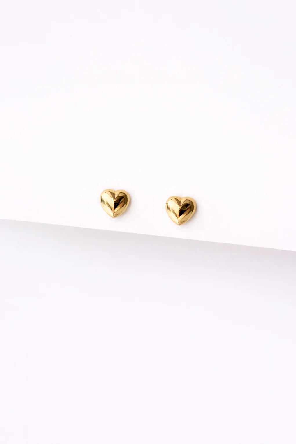 Heart earrings in 14K gold