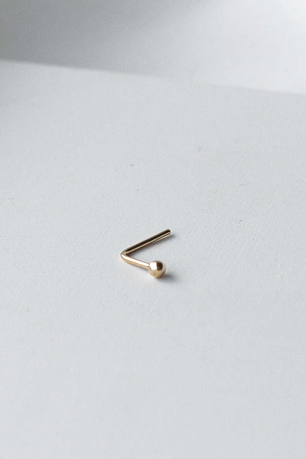 Dot nose ring in 14K gold
