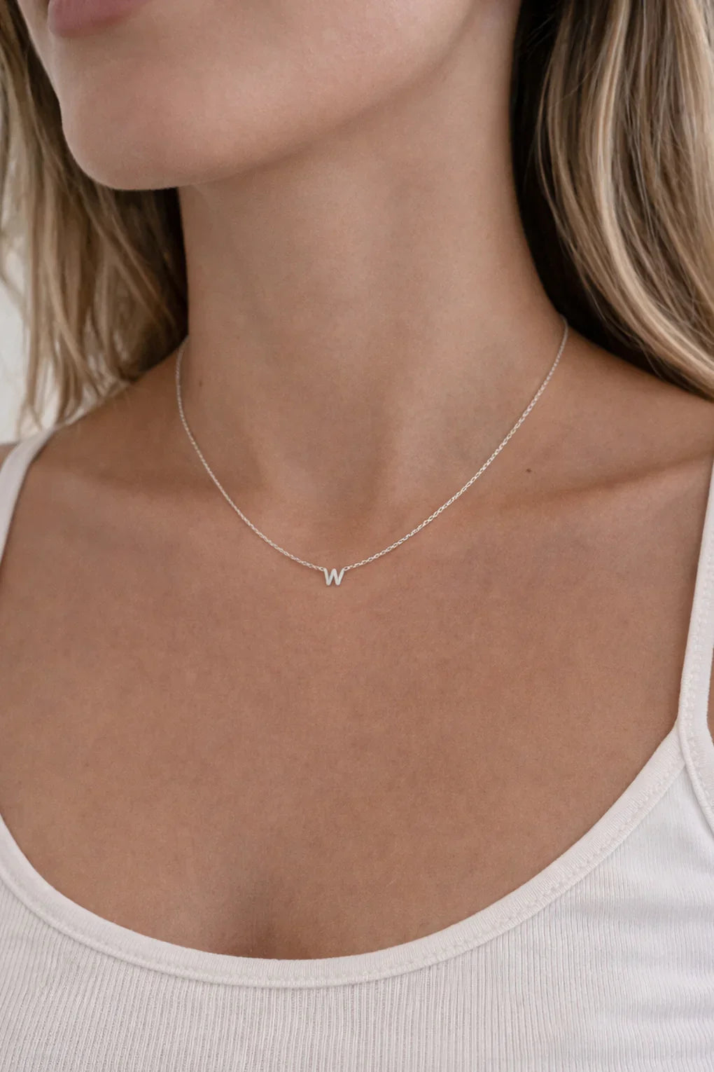 14K Gold Initial Necklace