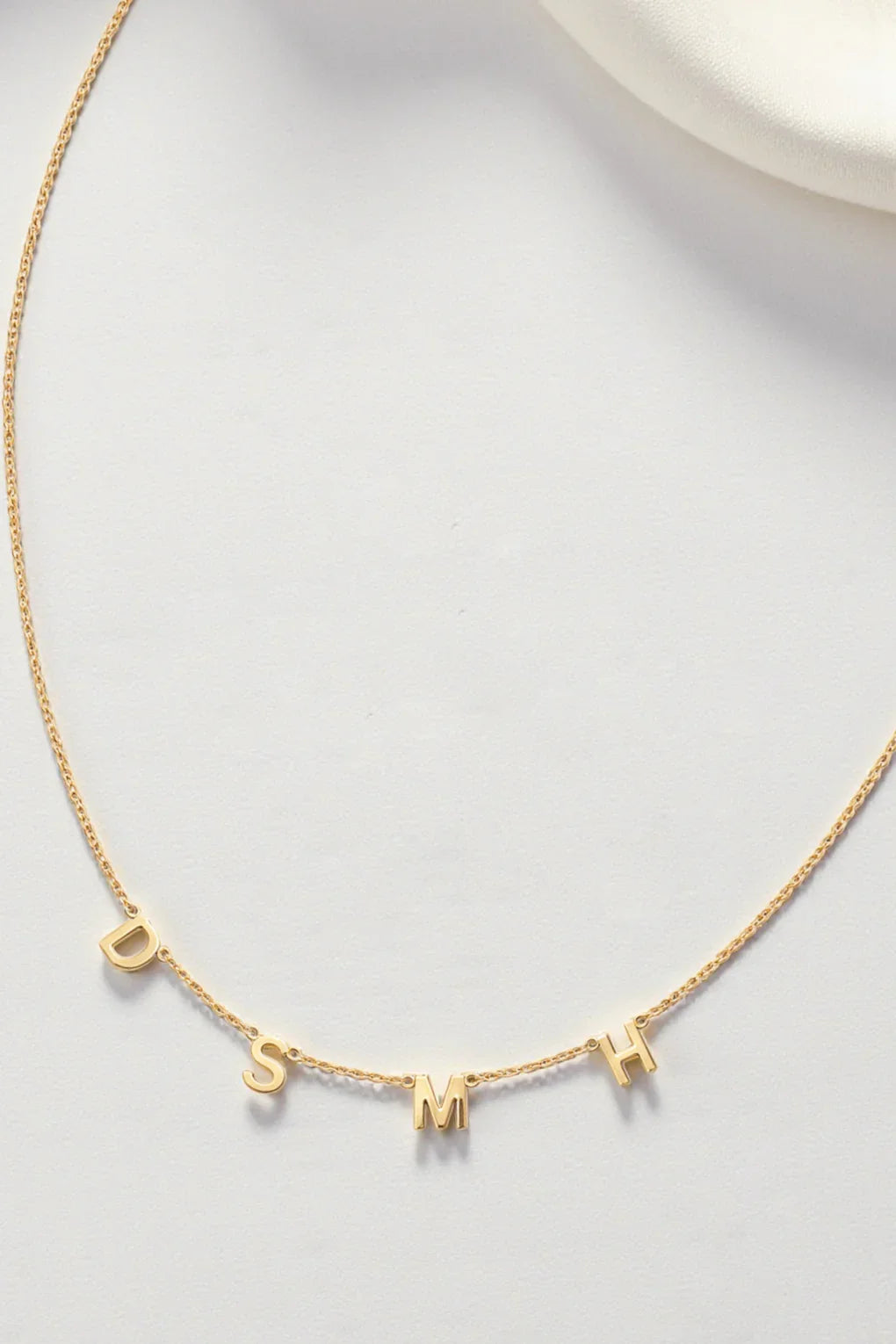 Sterling Silver 925 Initial Necklace