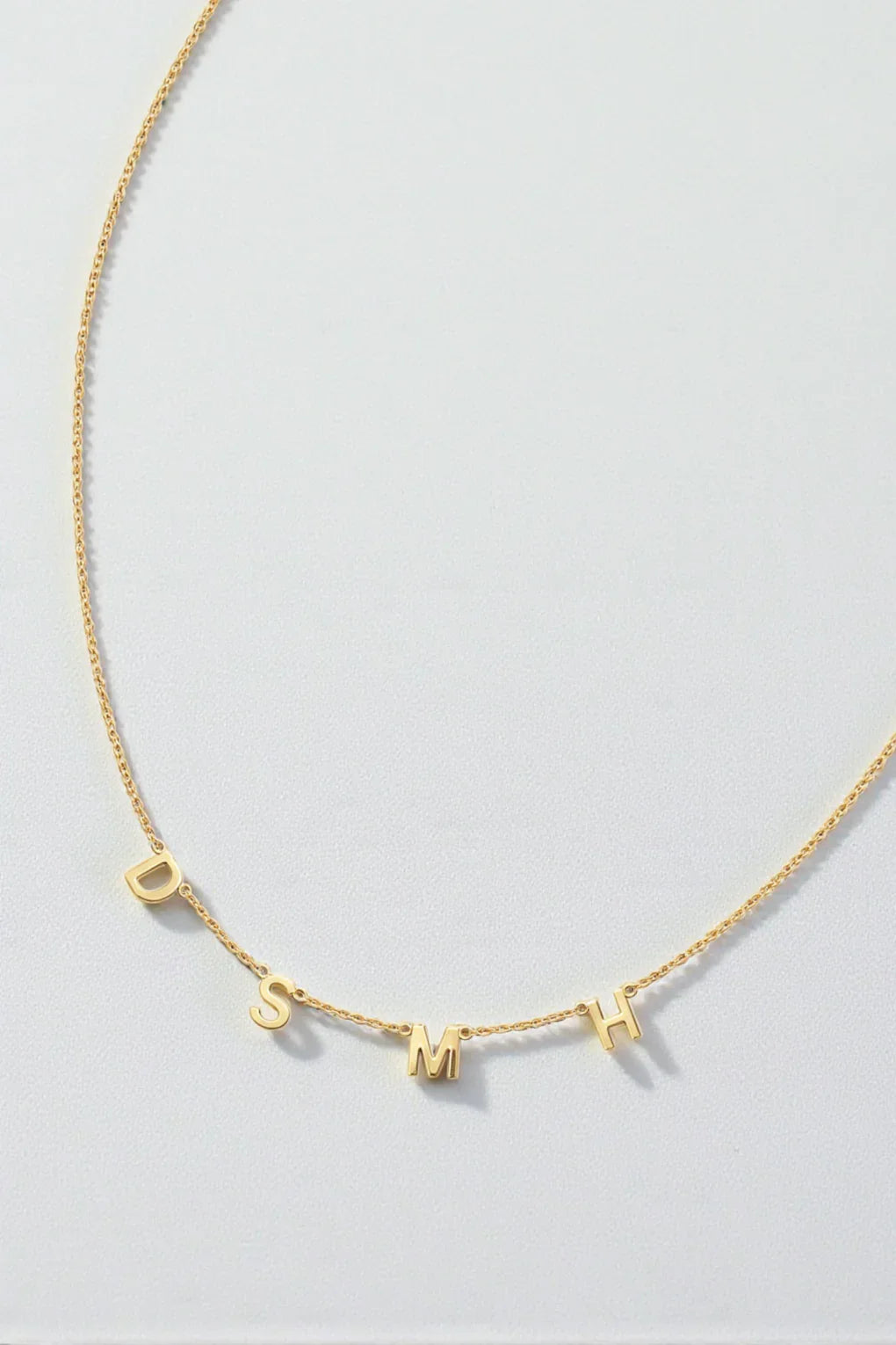 Sterling Silver 925 Initial Necklace