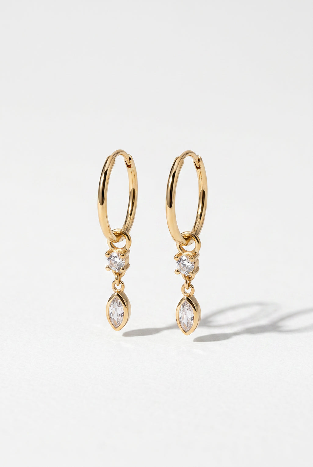 Juliette hoop earrings in 14K gold