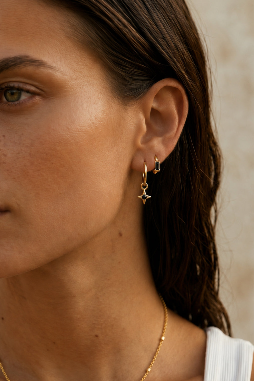 Ryan earrings in 14K gold