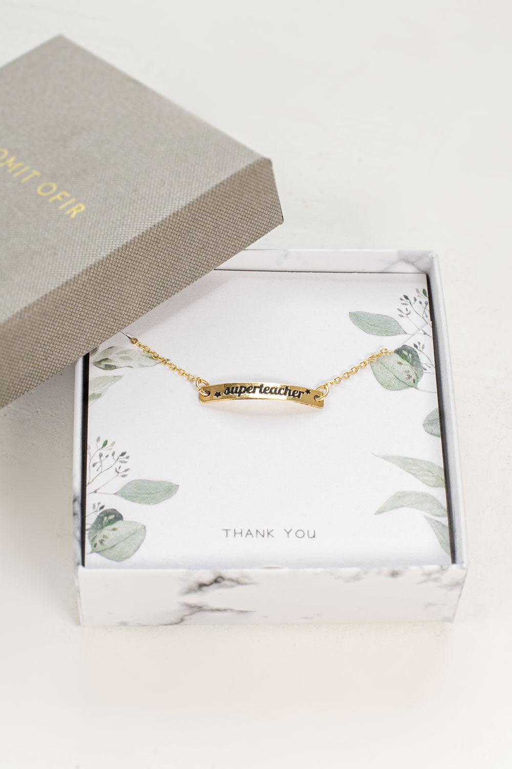 "Superteacher" bracelet