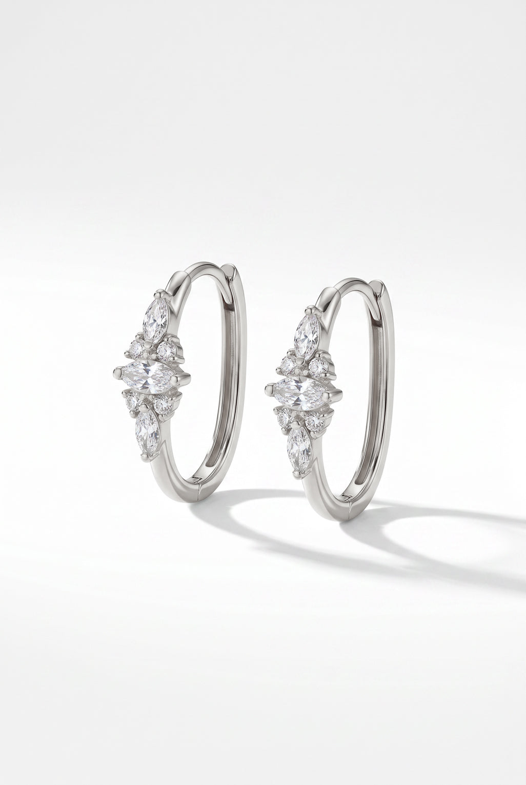 Serena hoop earrings in 14K gold