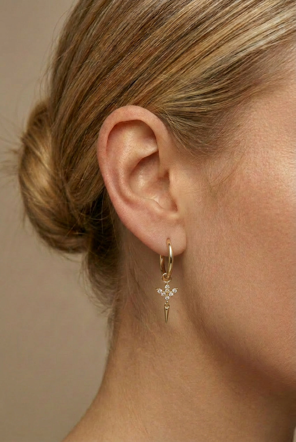 Zoe Earrings in 14K Gold