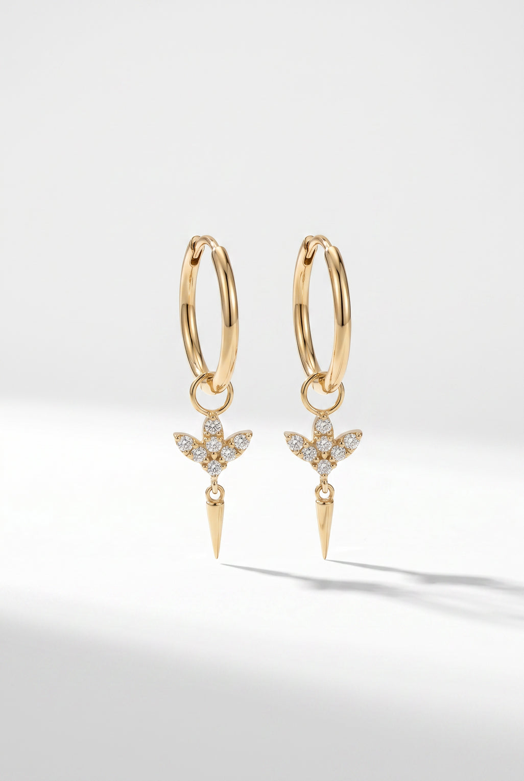 Zoe Earrings in 14K Gold