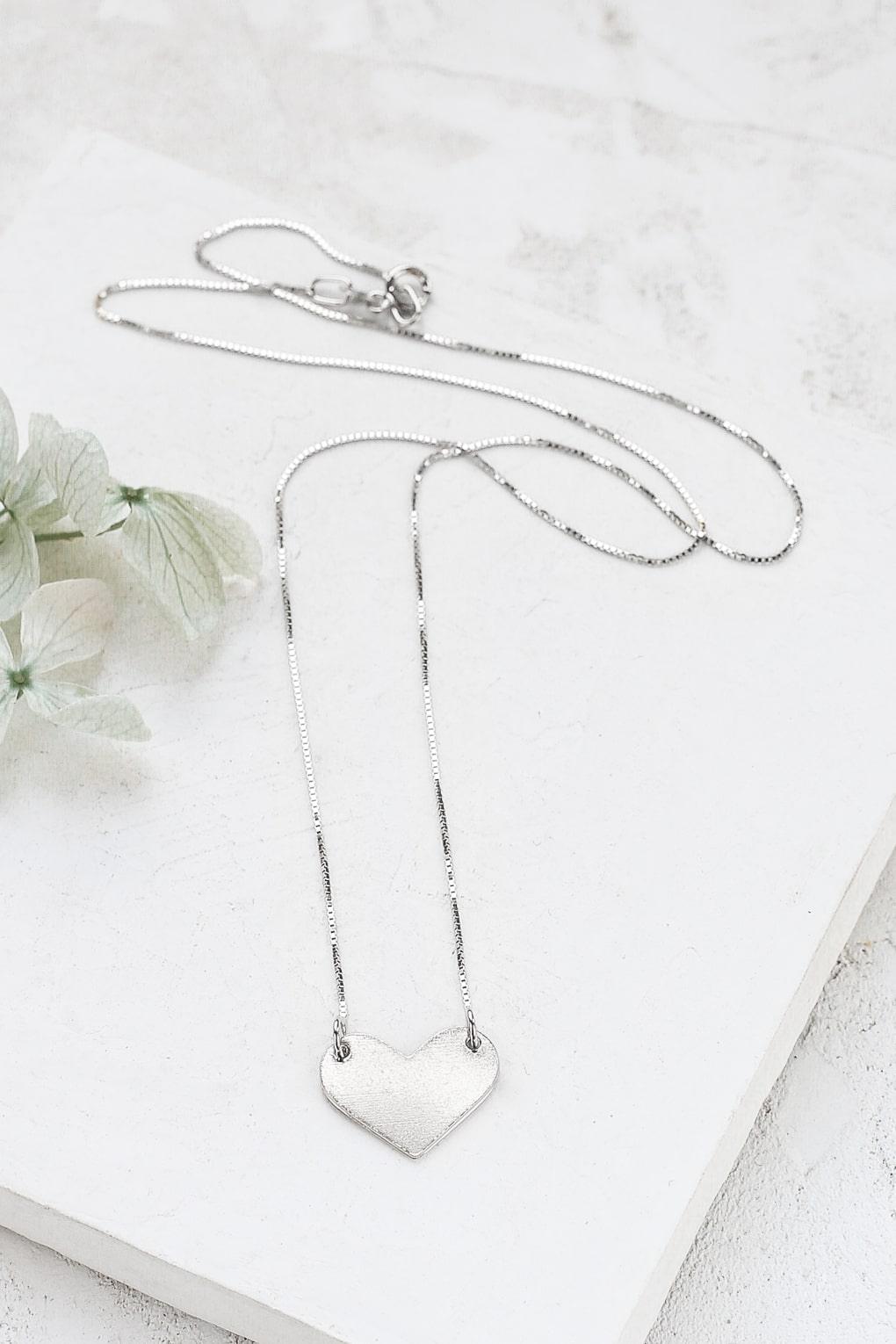 14K Gold Heart Necklace