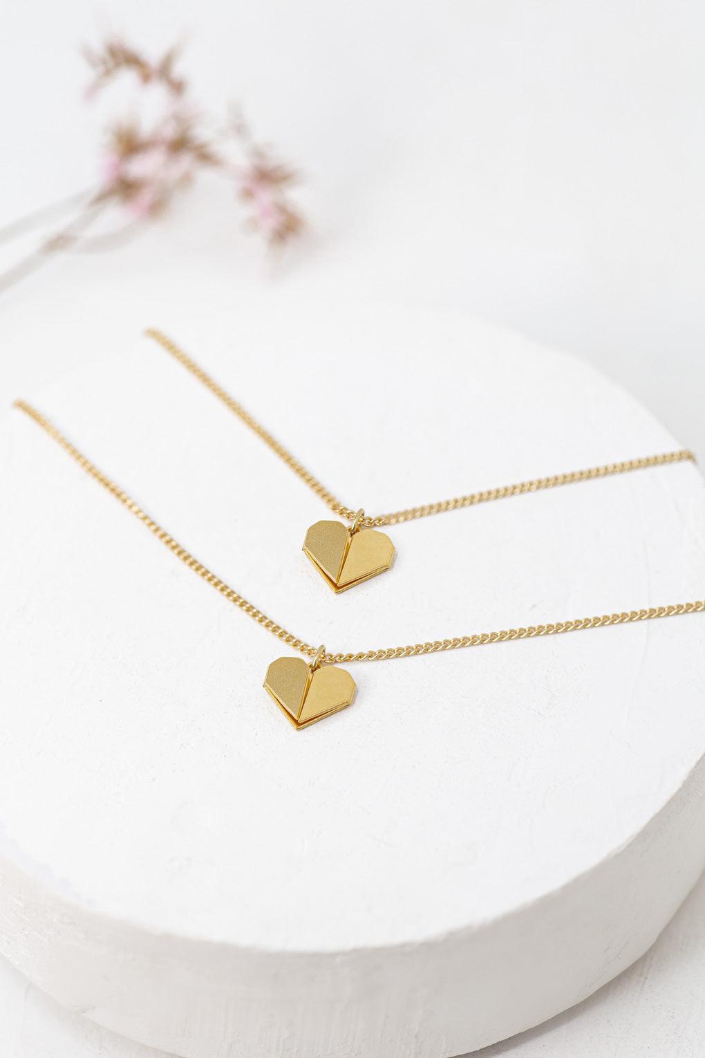 Mother and Daughter necklace set