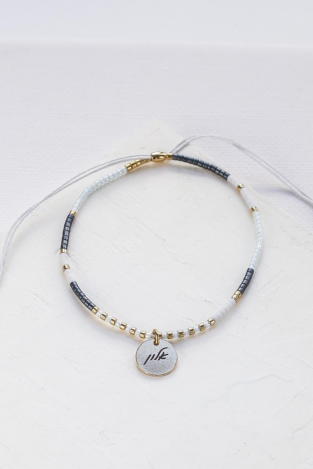 Custom Engraved Beads Bracelet