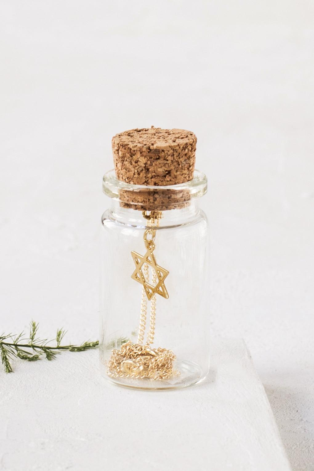 Tiny Star of David Necklace