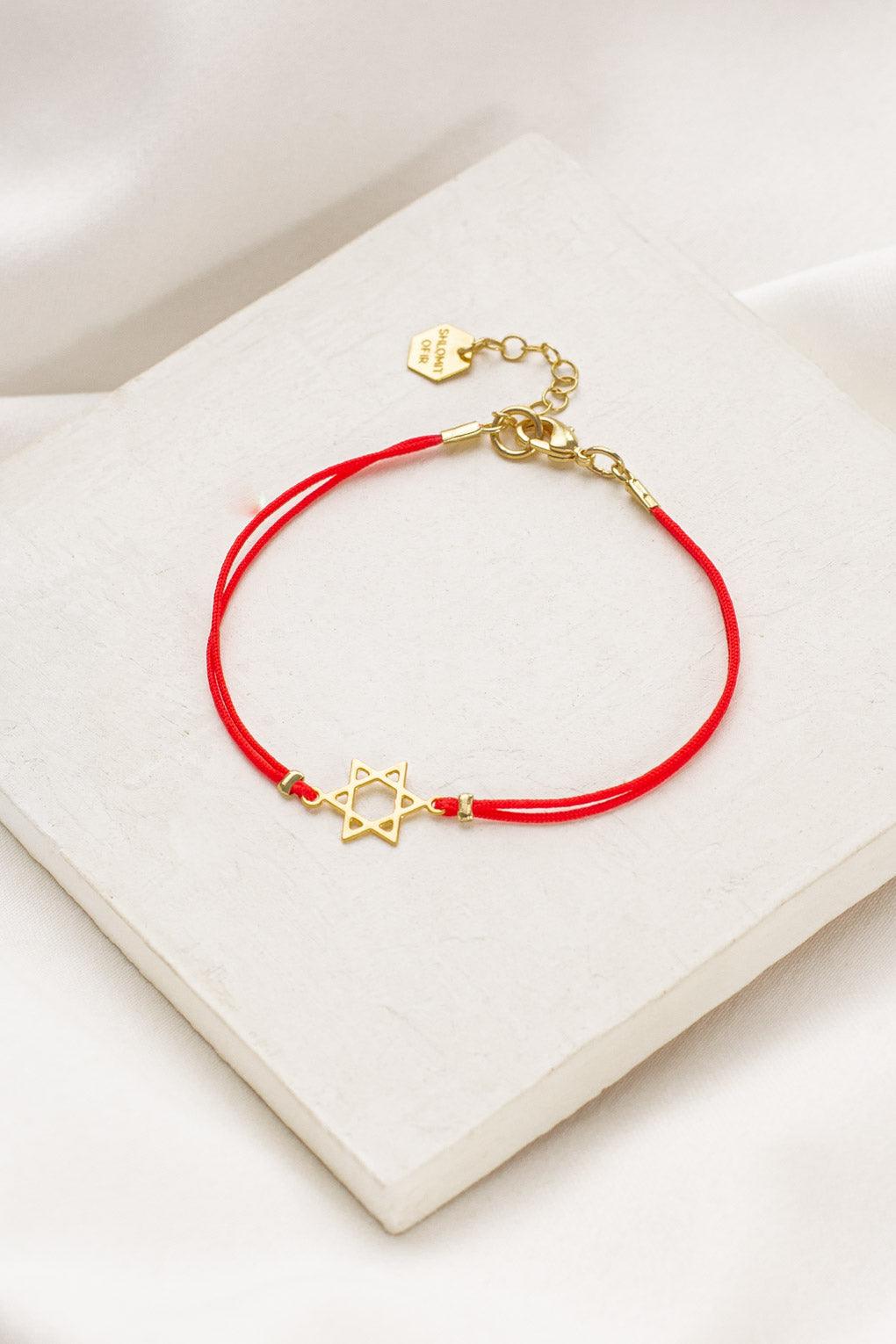 Star of David Bracelet for men