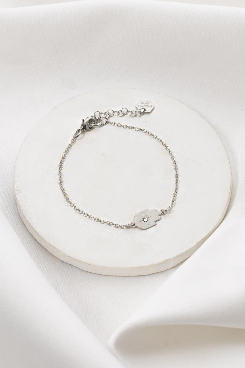 Embellished Hamsa Bracelet