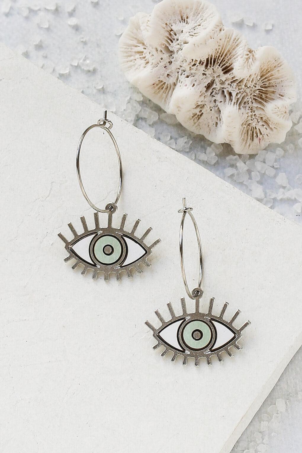 Oracle Hoop Earrings