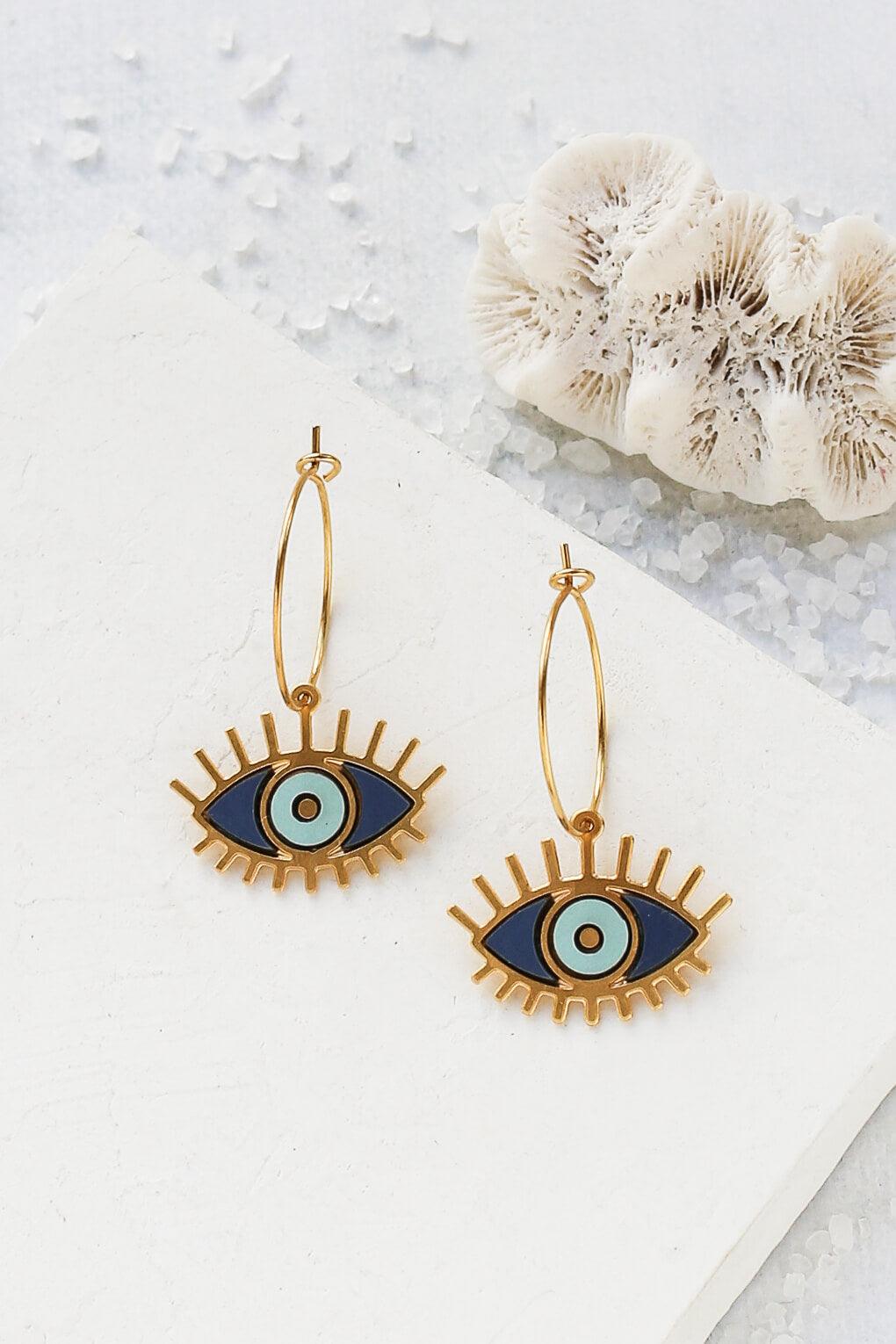 Oracle Hoop Earrings