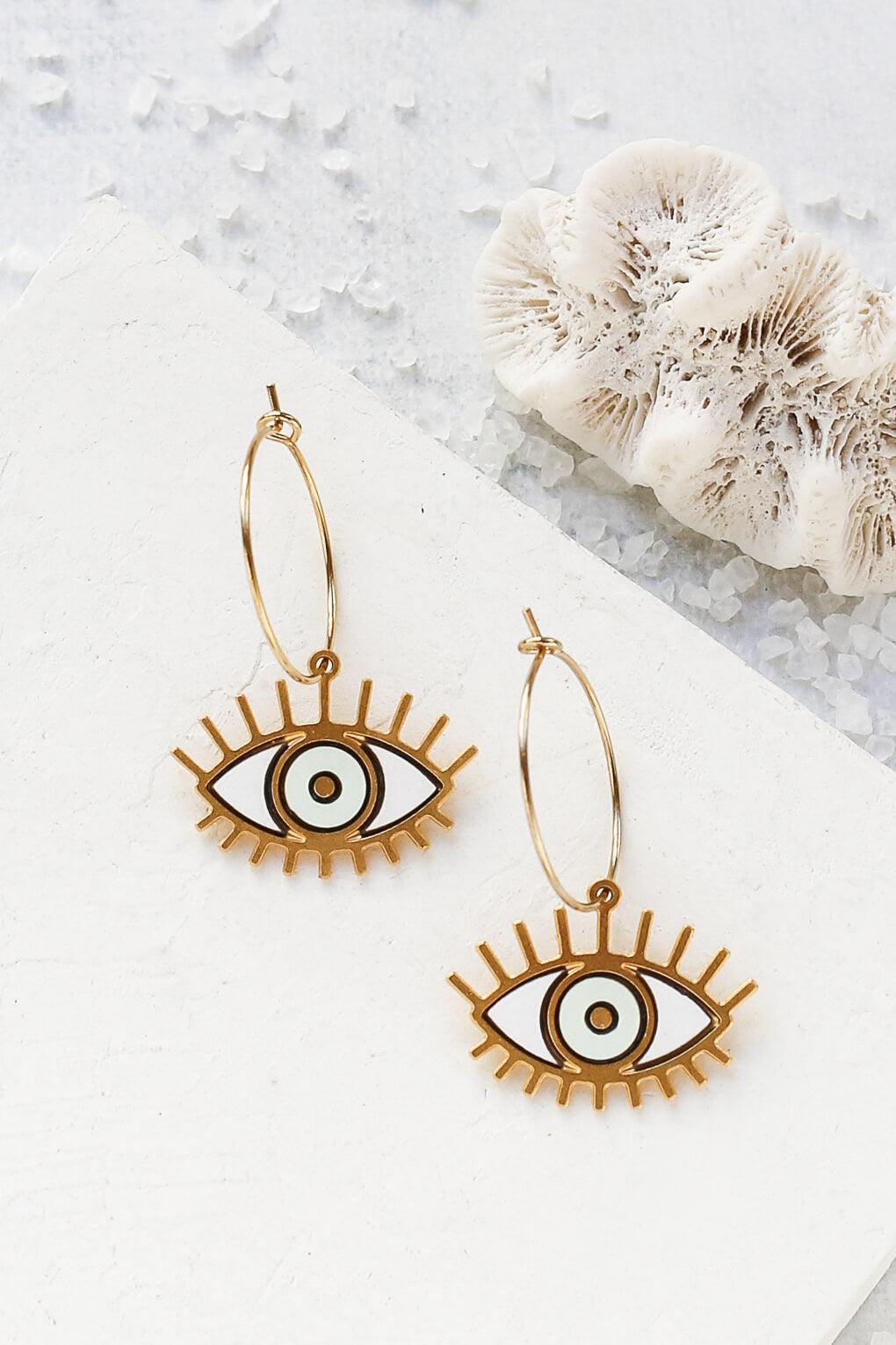 Oracle Hoop Earrings