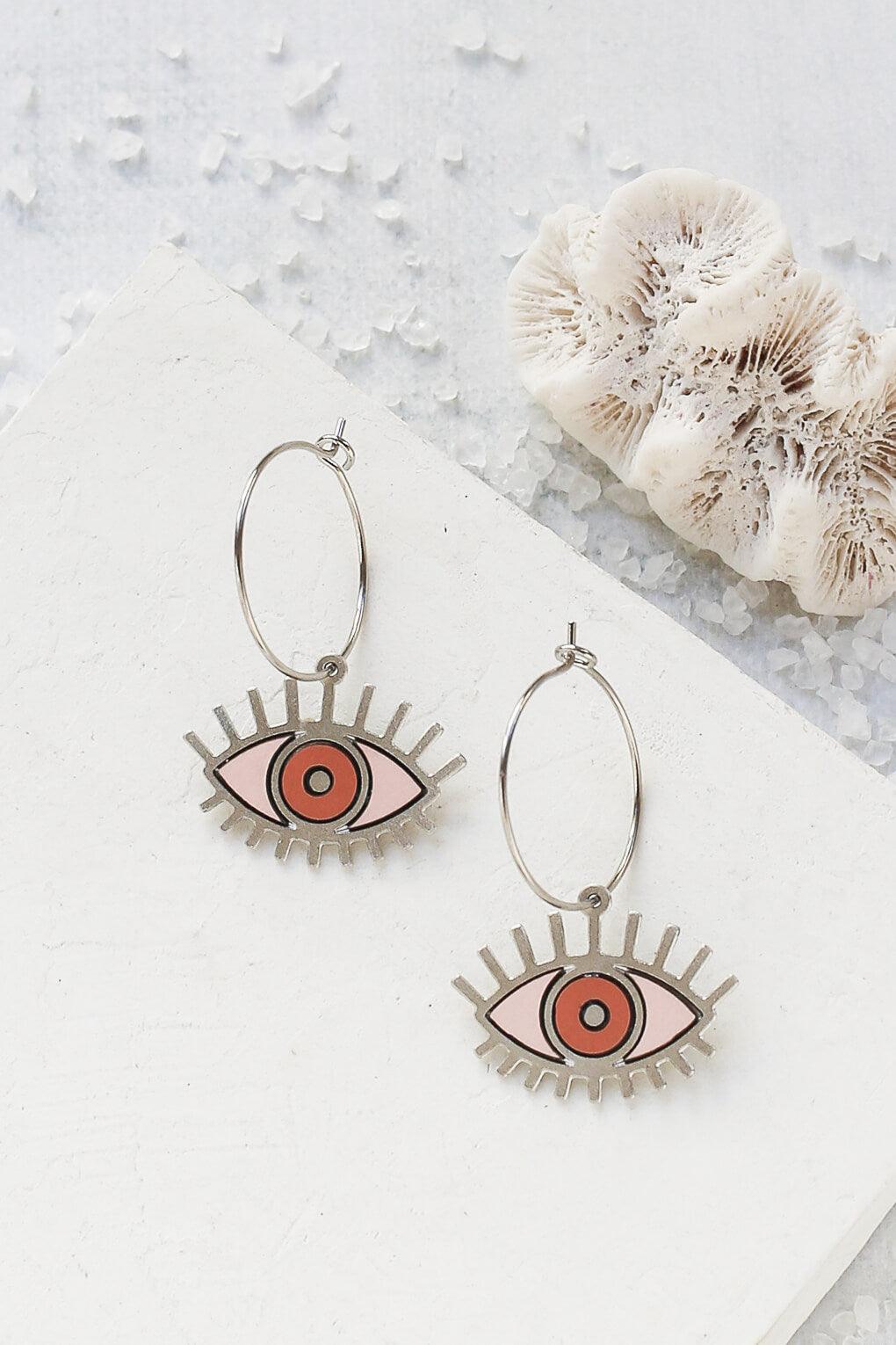 Oracle Hoop Earrings