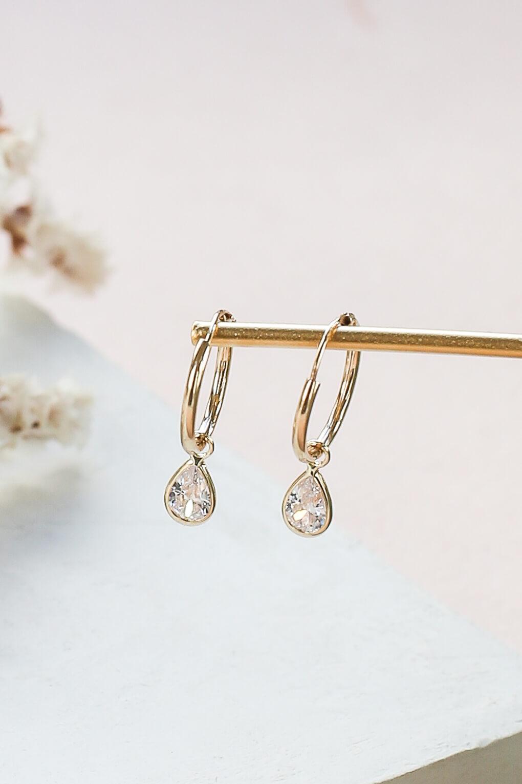 Gold Earrings Oh My Jewelry Wholesale Lee Earrings In 14K Gold