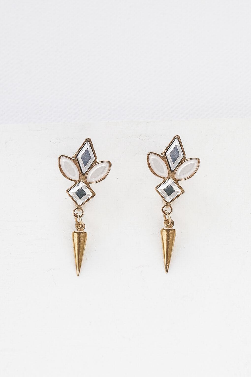 Alessandra with spike Clip-On Earrings