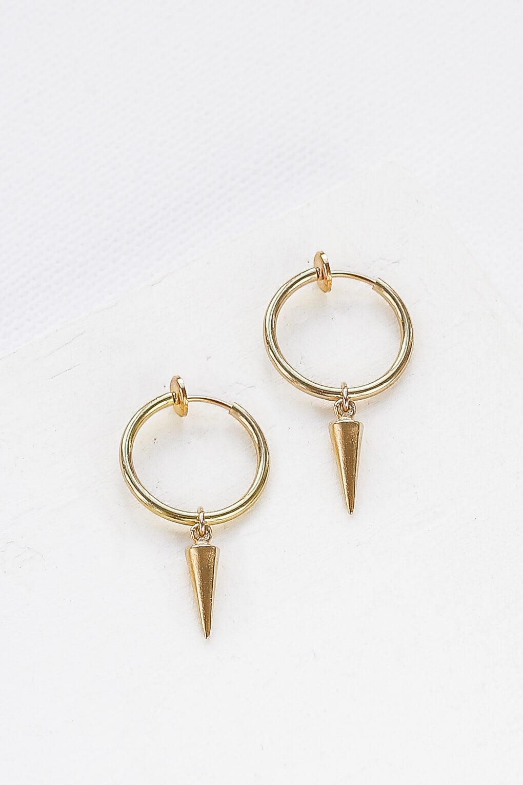 Eddie Clip-On Hoop Earrings