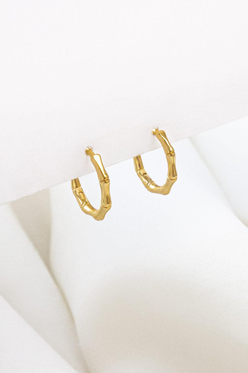 Tiny Bamboo Earrings