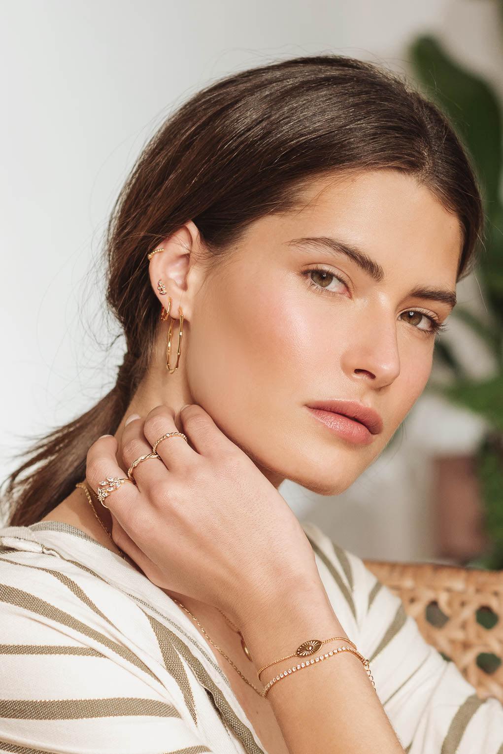 Tiny Bamboo Earrings