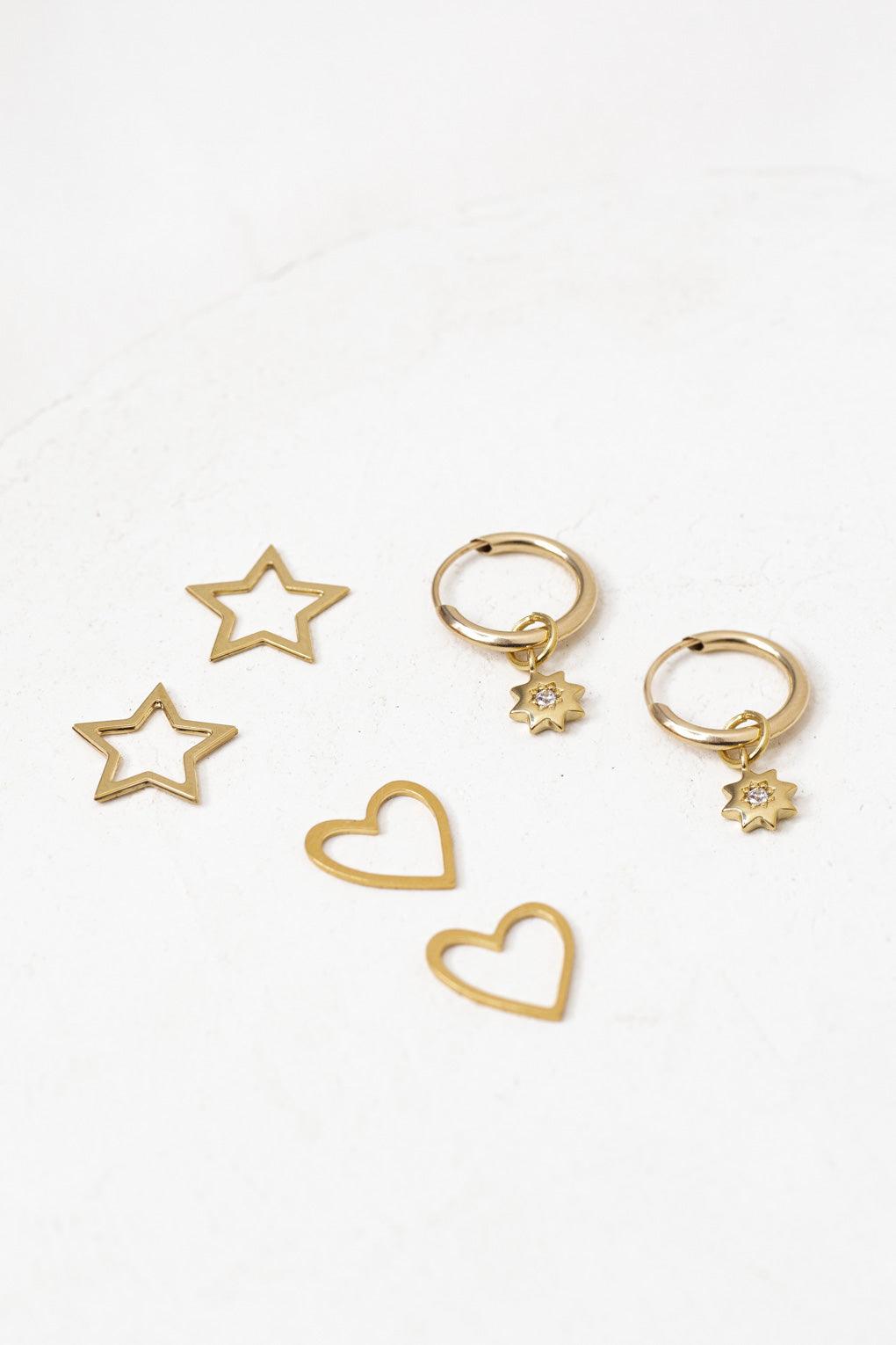 14K gold Earring set for girls