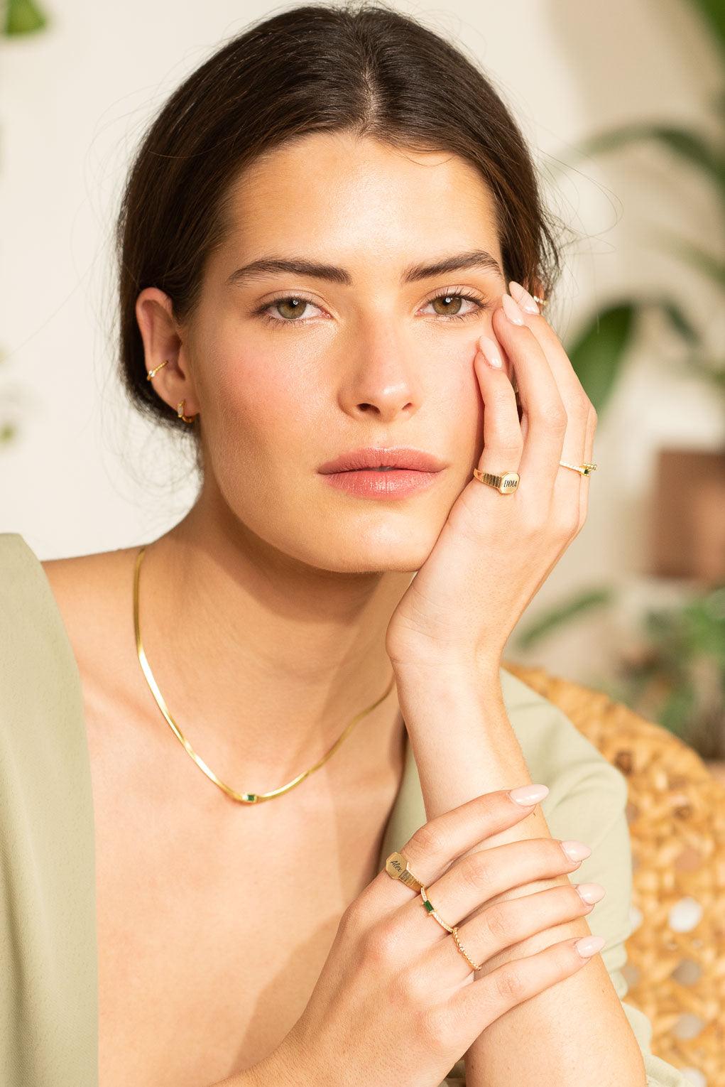 Custom Engraved Pinky Ring