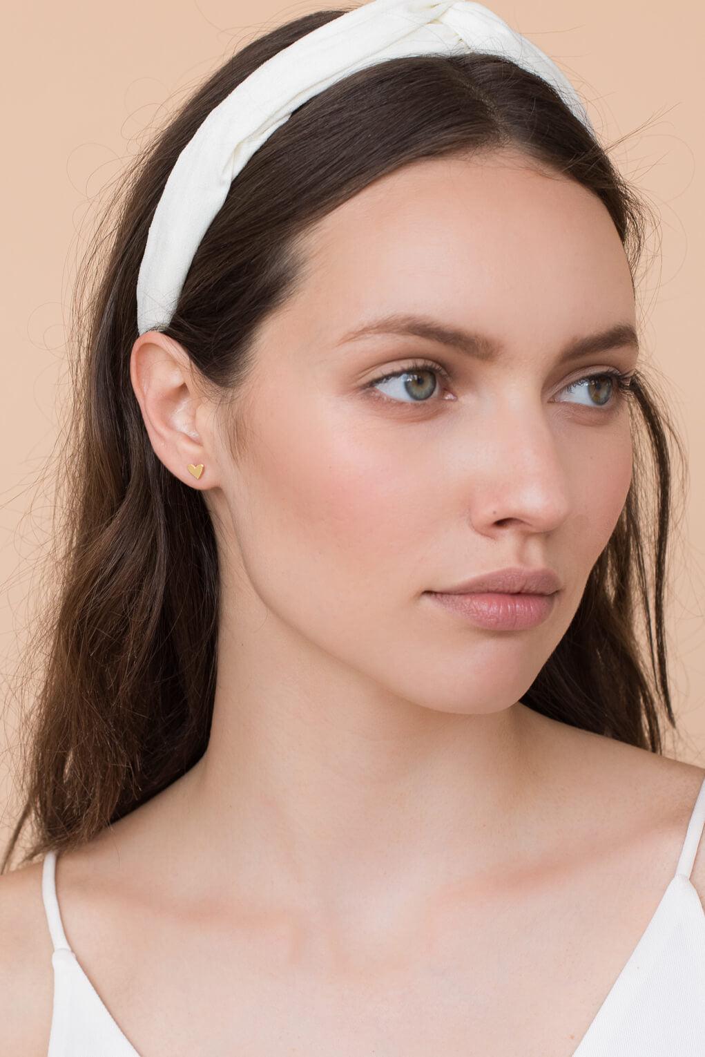 Tiny Heart Earrings
