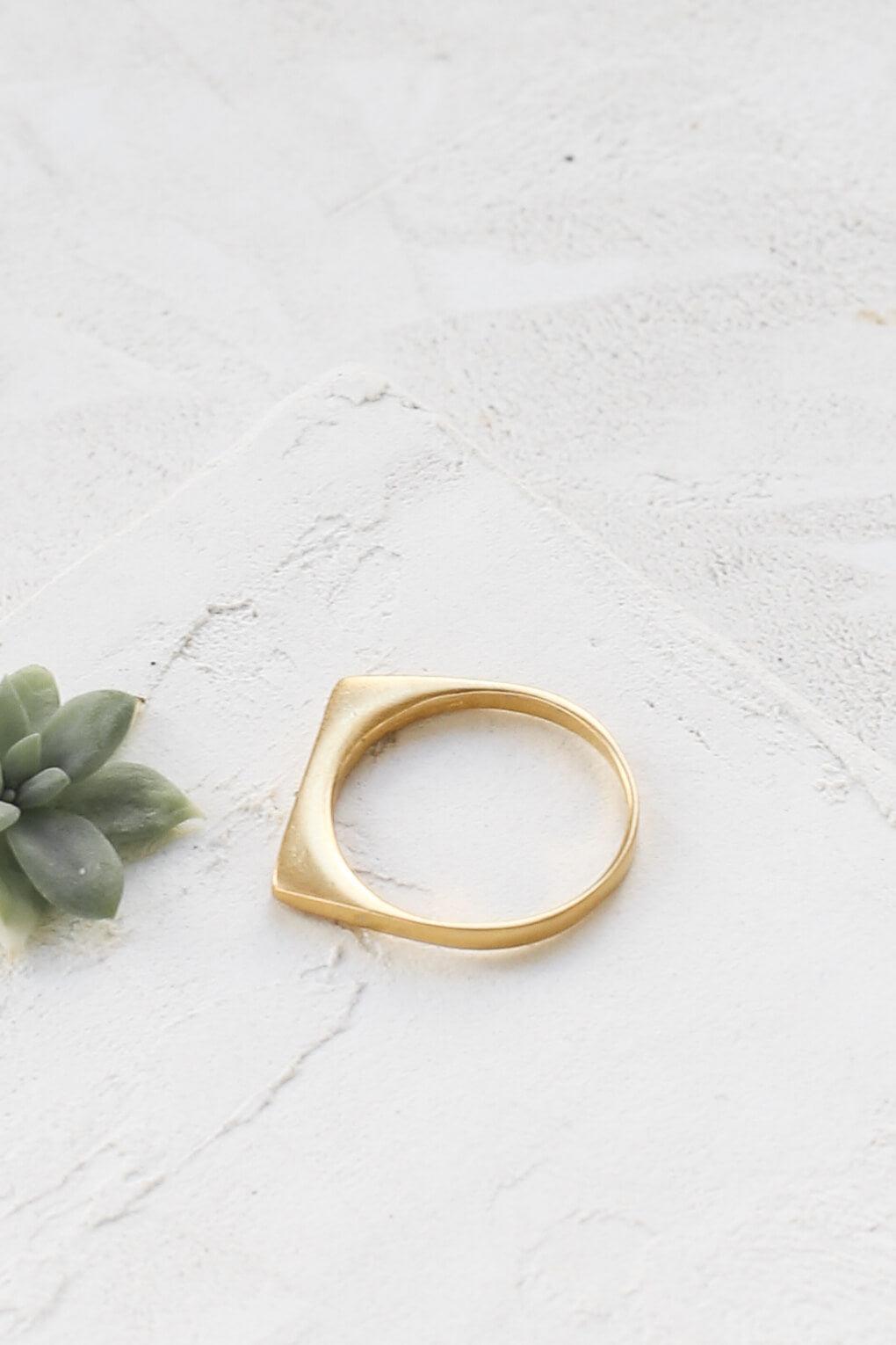 Casting Flat Smooth Ring