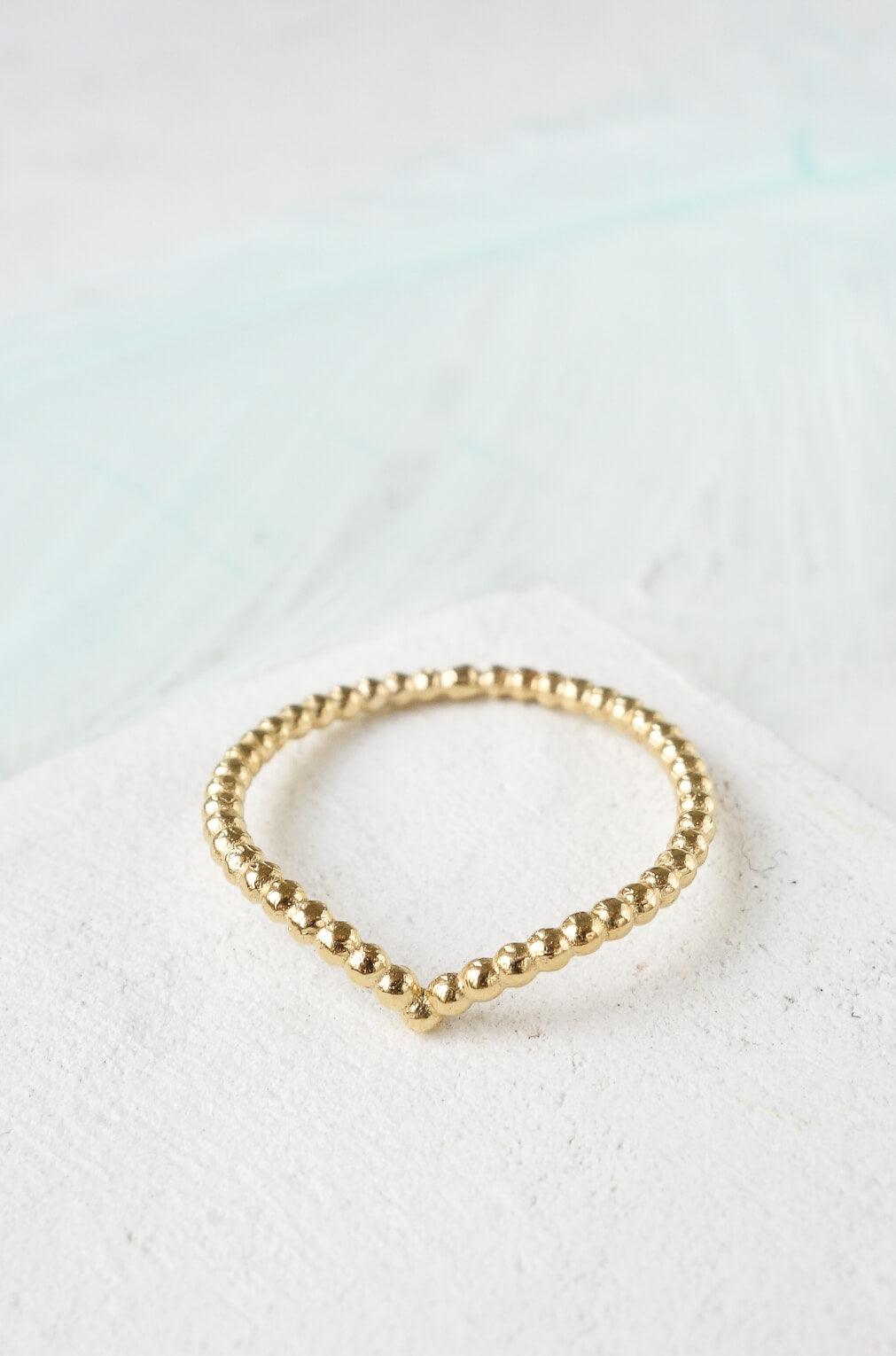 14K Gold Stella Ring