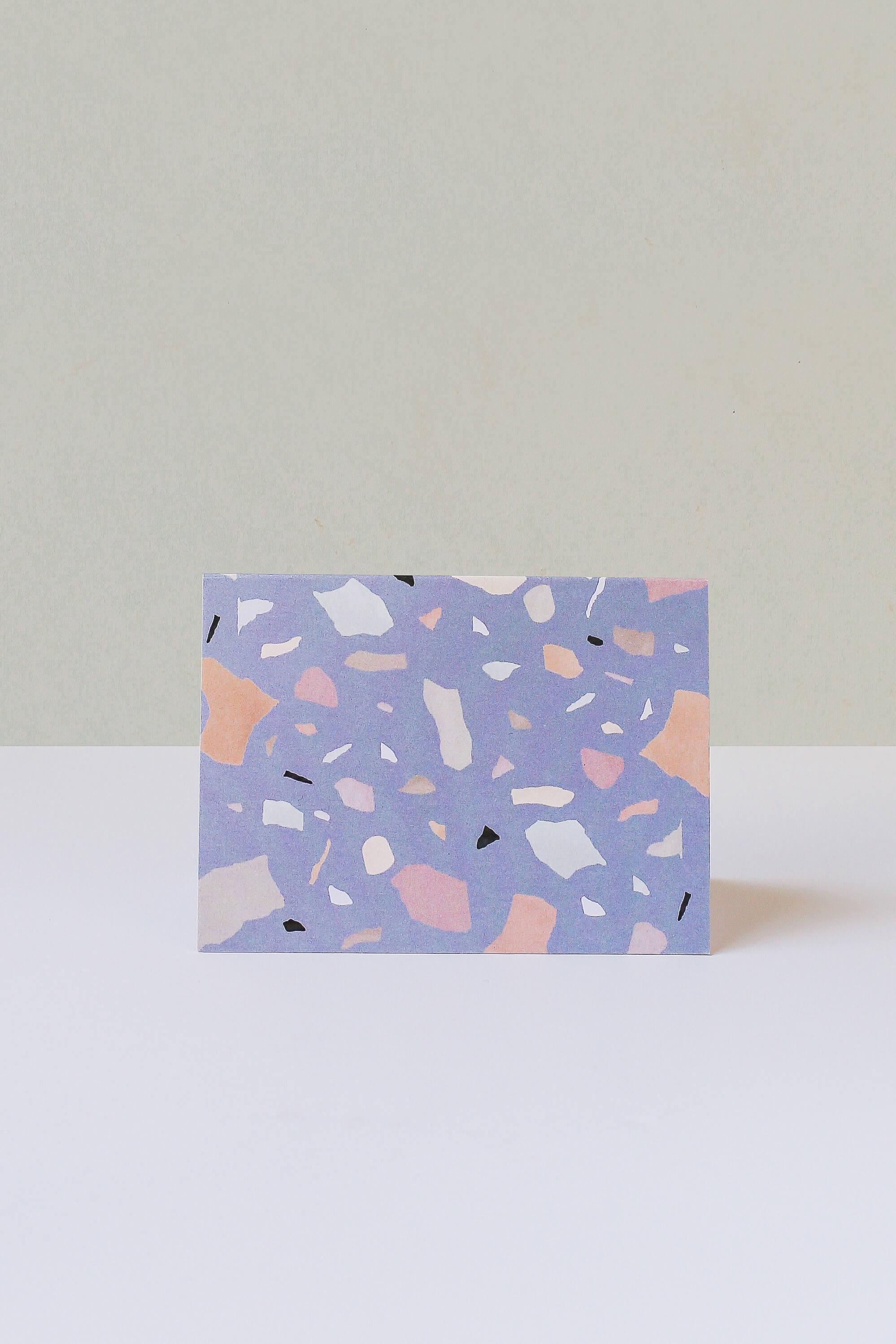 Terrazzo Pattern Note Card