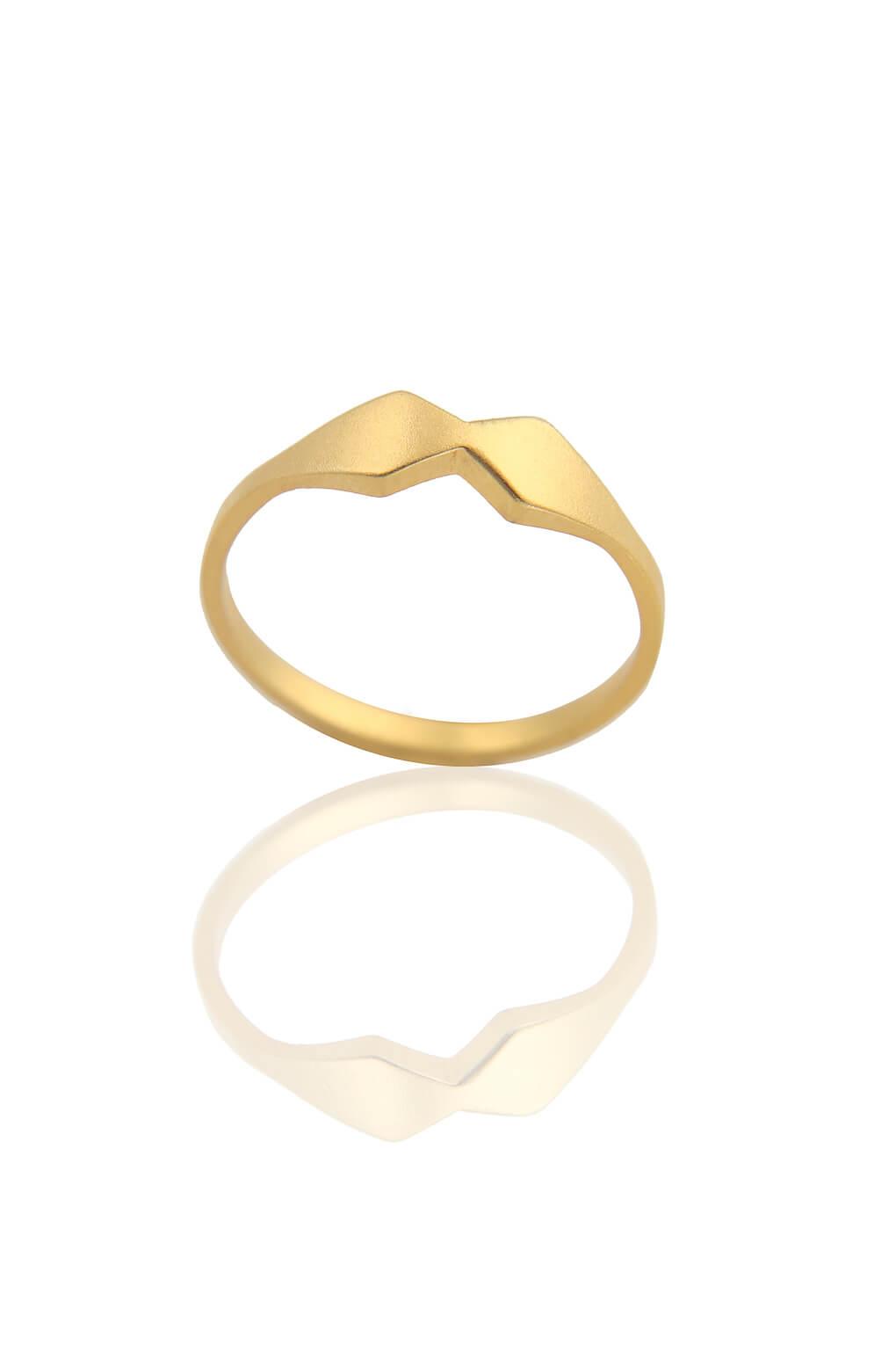 14K Gold KITE RING