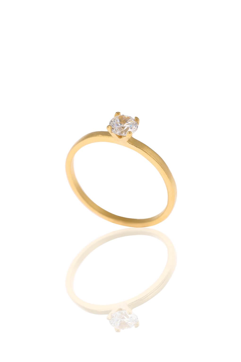 14K Gold DIAMOND SOLITAIRE RING