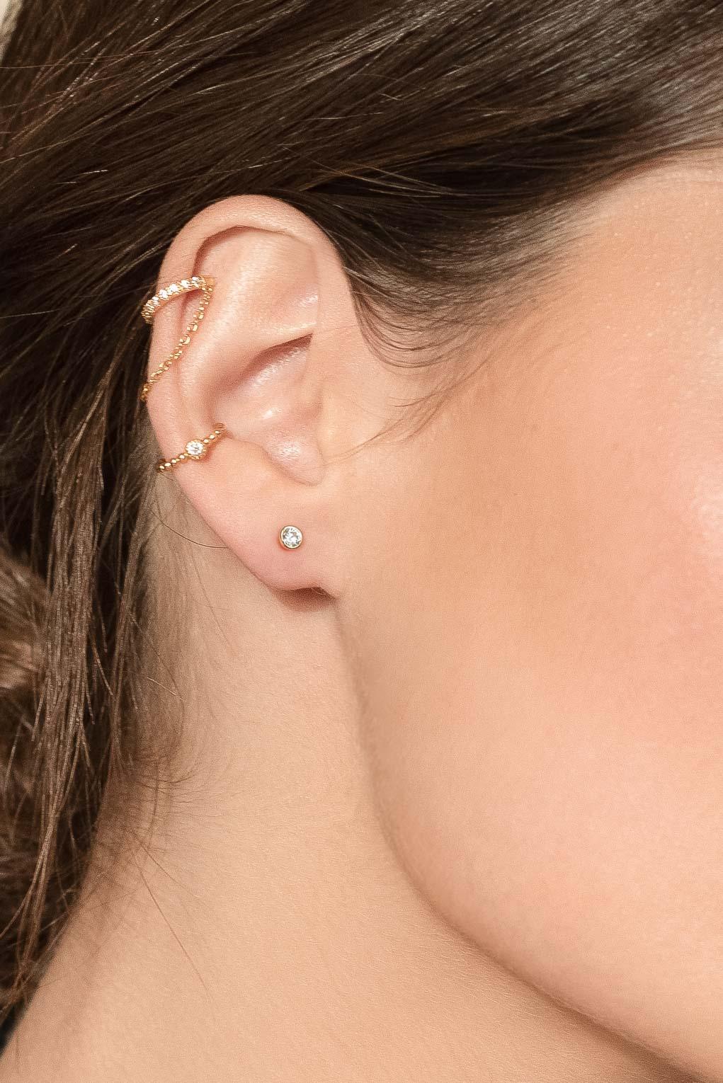 Leah Earrings in 14K Gold