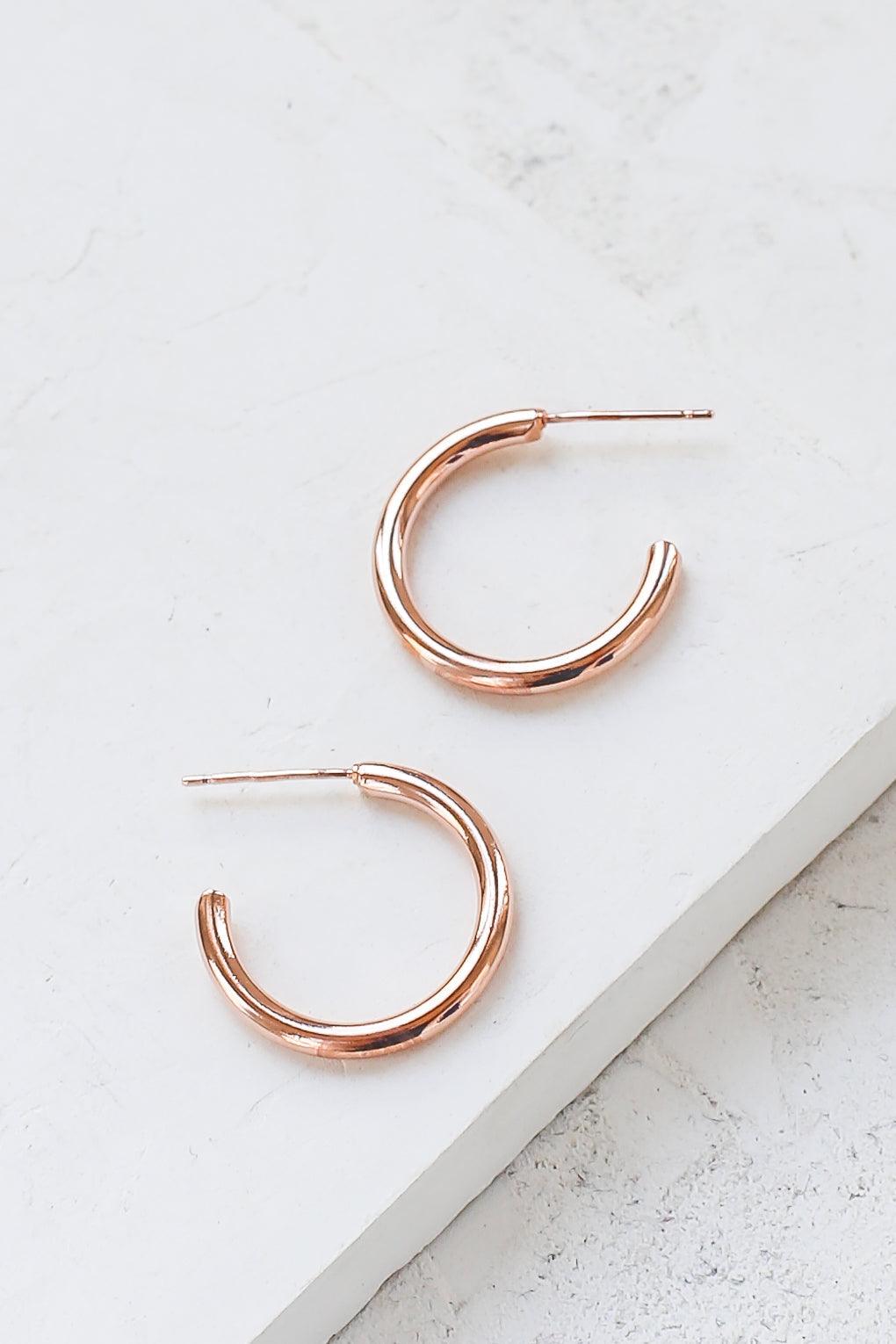 Small Basic Hoop Earrings