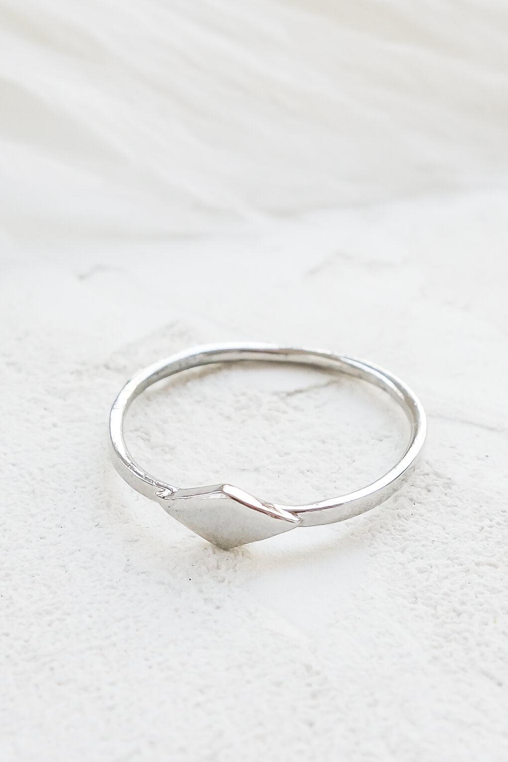 14K Gold RHOMBUS RING