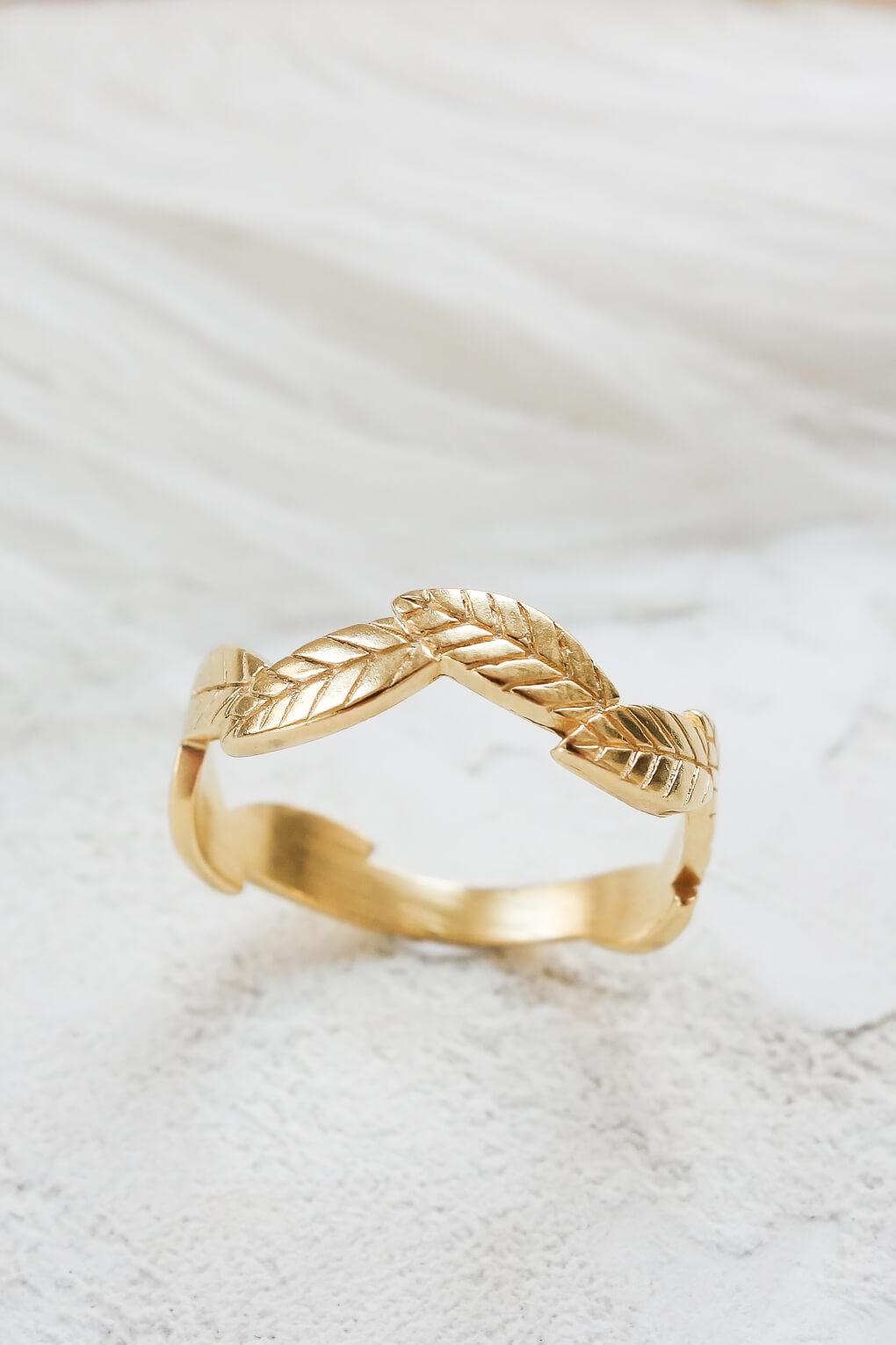 14K Gold Ivy Ring