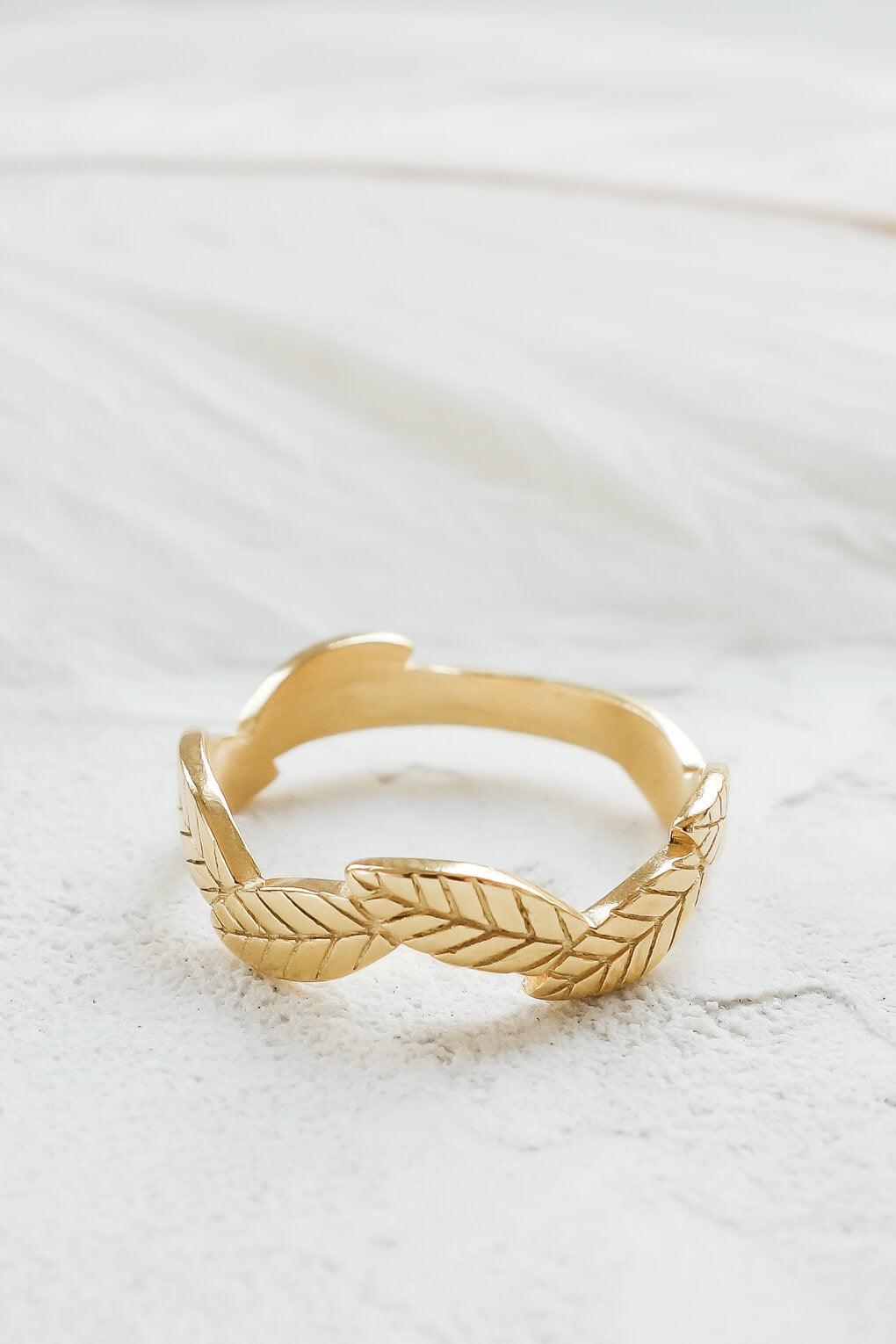 14K Gold Ivy Ring