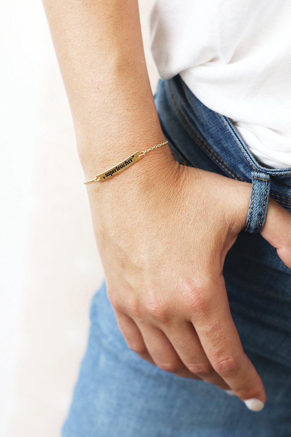 "Superteacher" bracelet