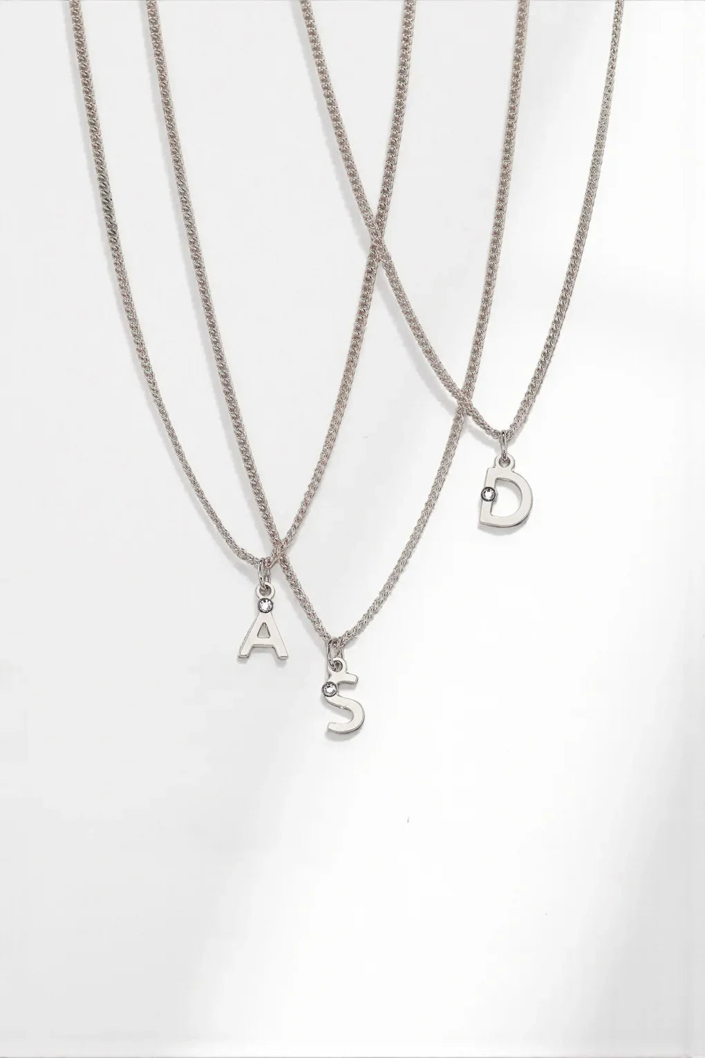 Tiny Initial Necklace